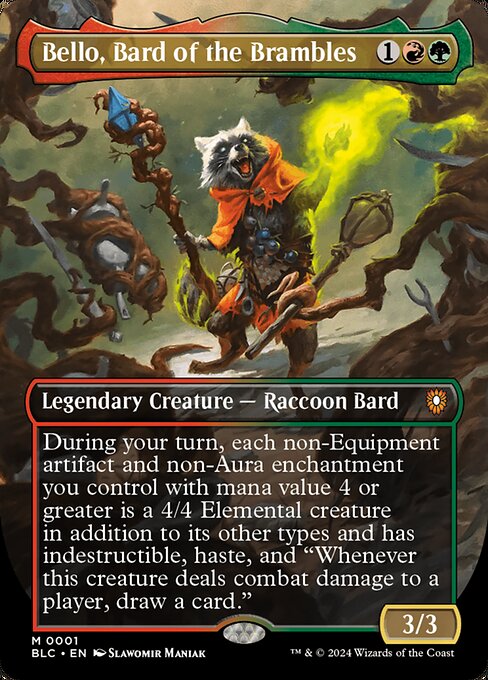 BLC: Bello, Bard of the Brambles (Borderless) (Foil)