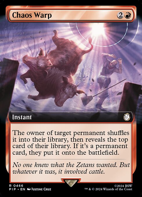PIP: Chaos Warp (Extended Art) (Foil)