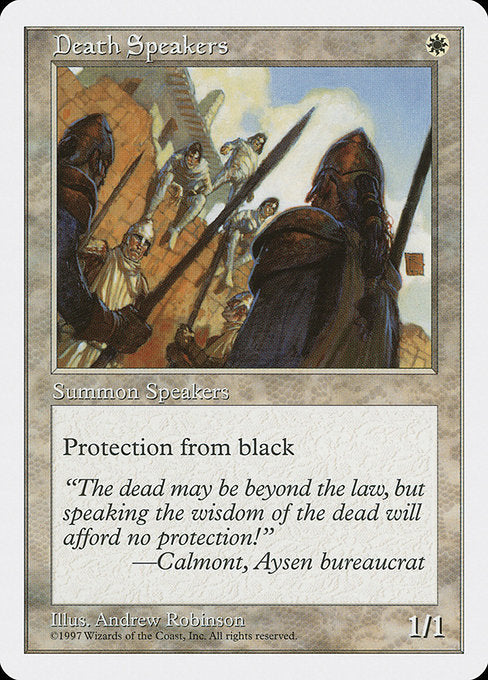 5ED: Death Speakers