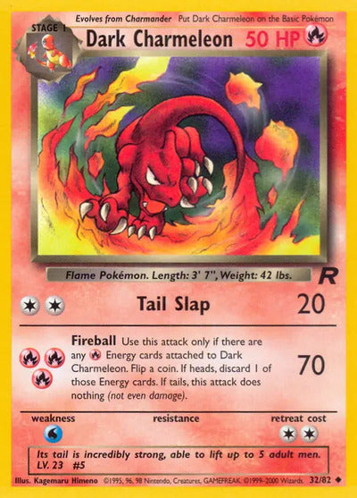 Dark Charmeleon 32/82 Unlimited Team Rocket