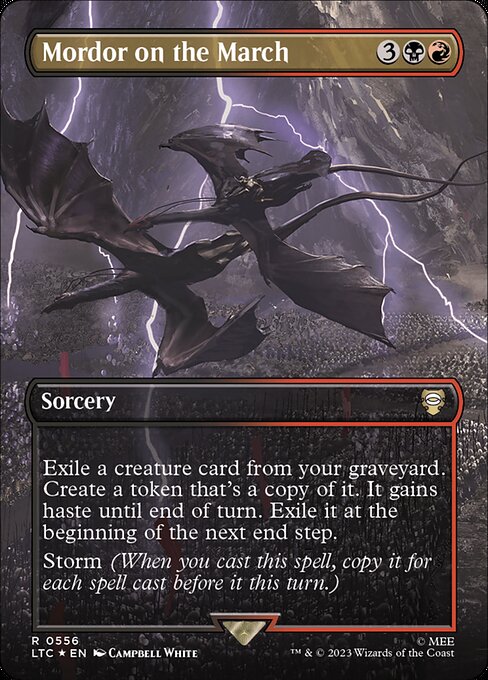 LTC: Mordor on the March (Borderless) (Surge Foil)