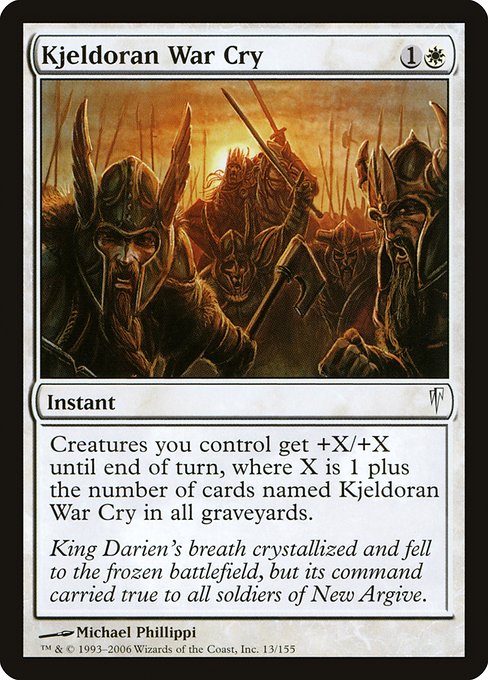 CSP: Kjeldoran War Cry (Foil)