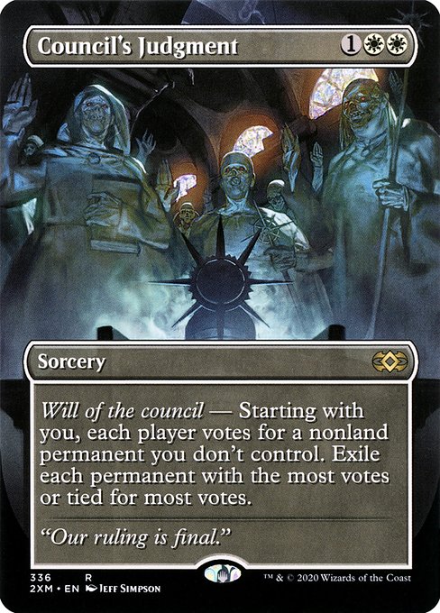 2XM: Council's Judgment (Borderless) (Foil)