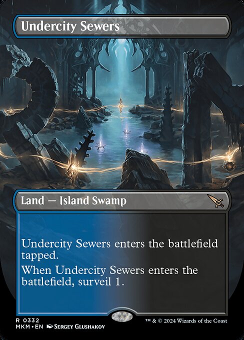 MKM: Undercity Sewers (Borderless) (Foil)