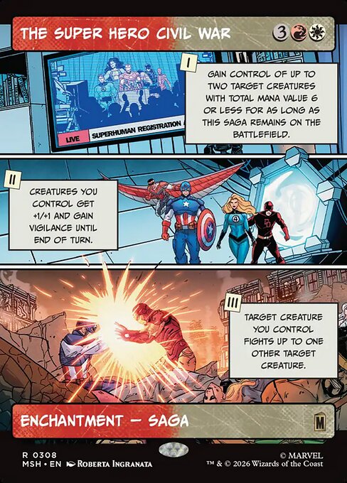 MSH: The Super Hero Civil War (Borderless)