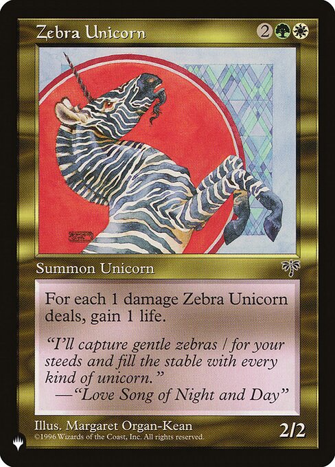 PLST: Zebra Unicorn