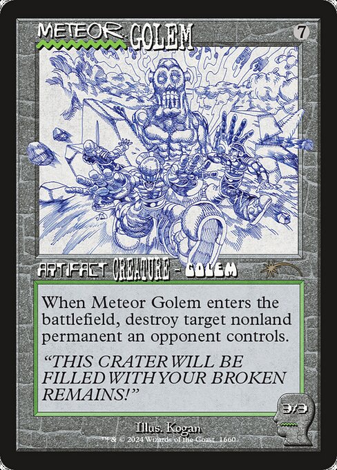 SLD: Meteor Golem (1660) (Foil)