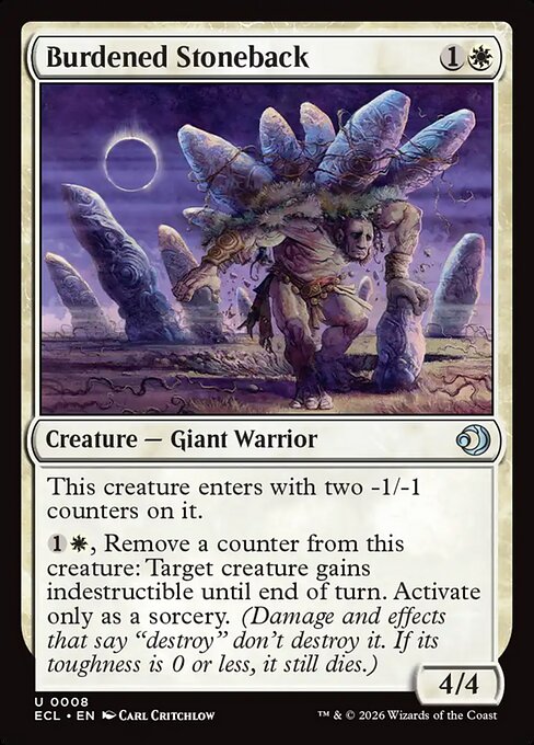 ECL: Burdened Stoneback (Foil)