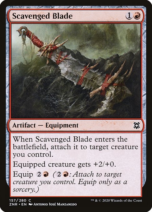 ZNR: Scavenged Blade (Foil)