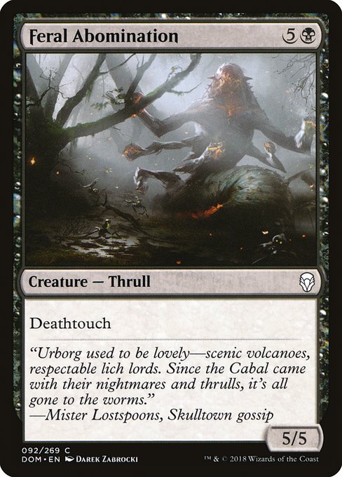 DOM: Feral Abomination (Foil)