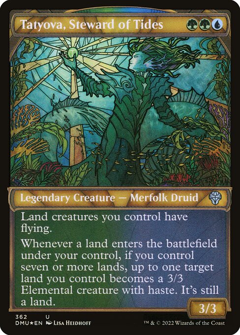 DMU: Tatyova, Steward of Tides (Textured Foil)