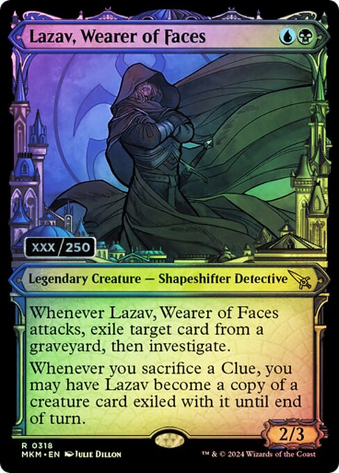 MKM: Lazav, Wearer of Faces (Serial Numbered) (Foil)