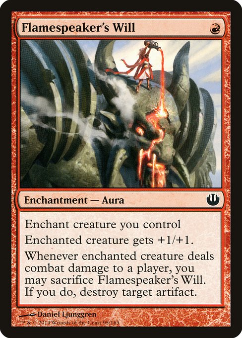 JOU: Flamespeaker's Will (Foil)