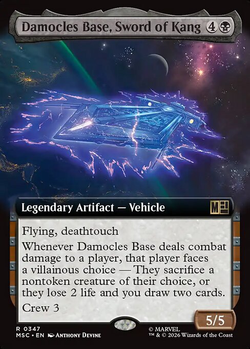 MSC: Damocles Base, Sword of Kang (Extended Art)