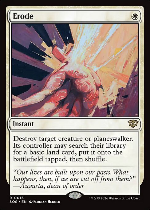 SOS: Erode (Foil)