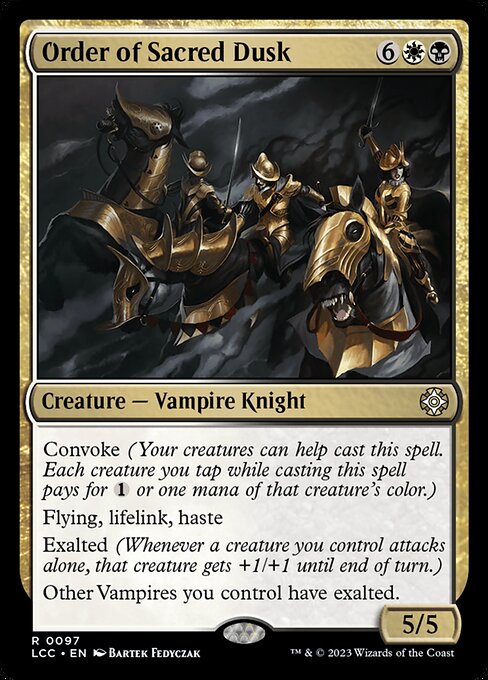 LCC: Order of Sacred Dusk