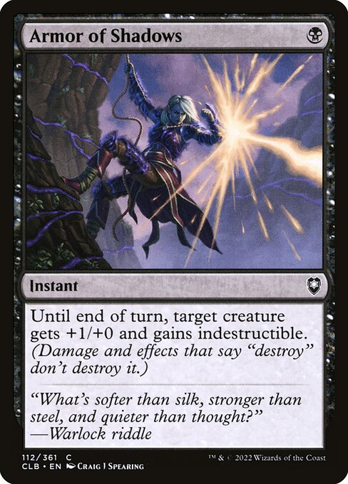 CLB: Armor of Shadows (Foil)
