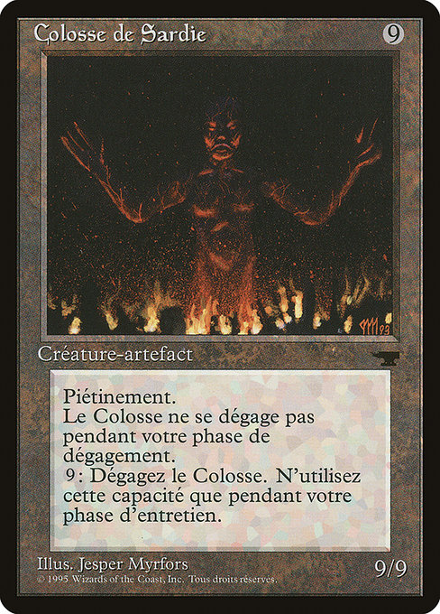 REN: Colossus of Sardia (French) - "Colosse de Sardie"