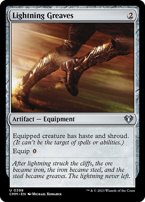 CMM: Lightning Greaves (Foil)