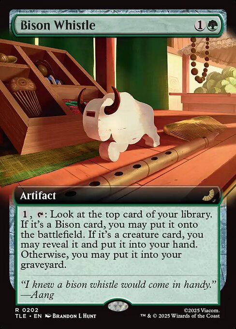 TLE: Bison Whistle (Extended Art) (Foil)