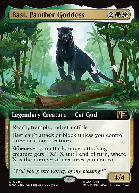 MSC: Bast, Panther Goddess (Extended Art)