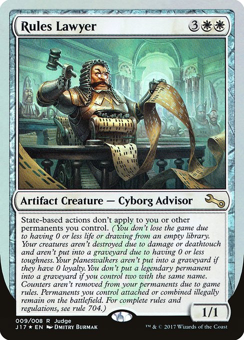 J17: Rules Lawyer (Foil)