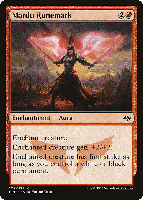FRF: Mardu Runemark (Foil)