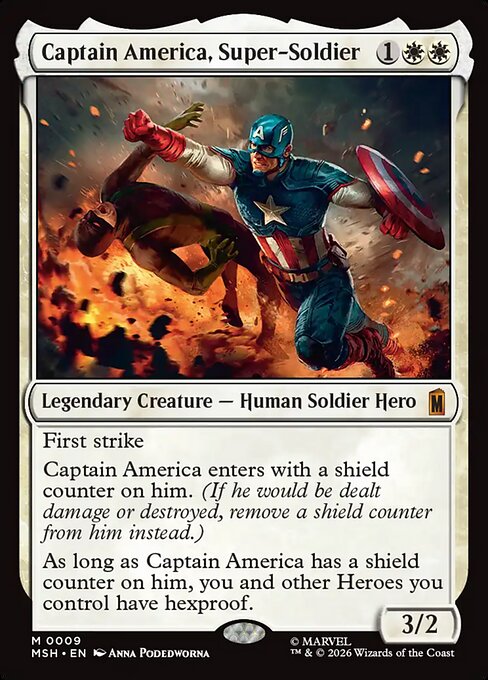 MSH: Captain America, Super-Soldier (Foil)