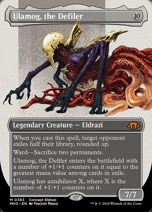 MH3: Ulamog, the Defiler (Borderless) (Foil)
