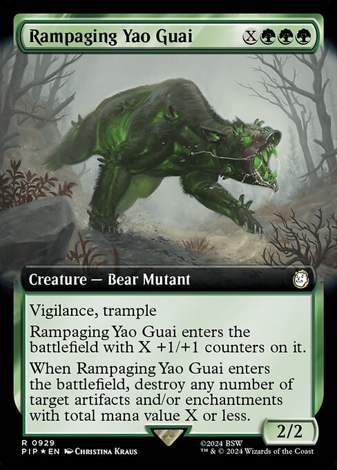 PIP: Rampaging Yao Guai (Extended Art) (Surge Foil)
