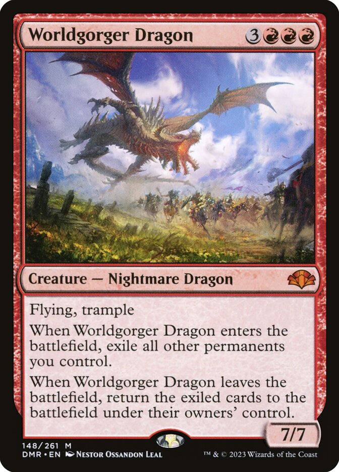 Worldgorger Dragon [Foil] :: DMR