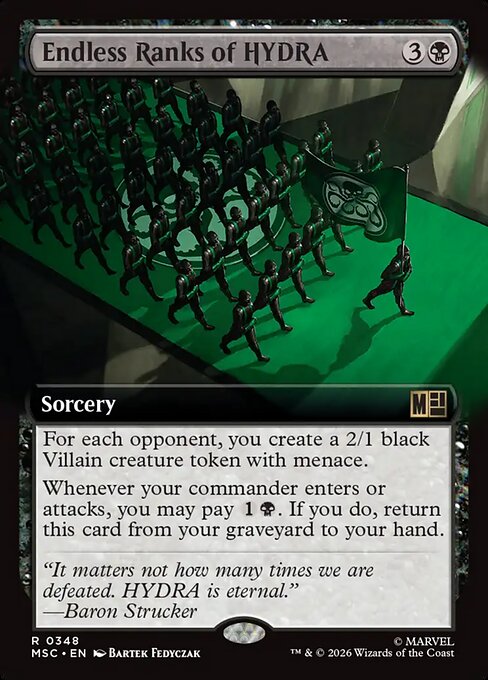 MSC: Endless Ranks of HYDRA (Extended Art)