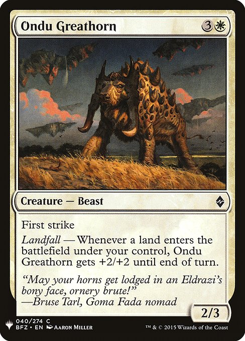 PLST: Ondu Greathorn