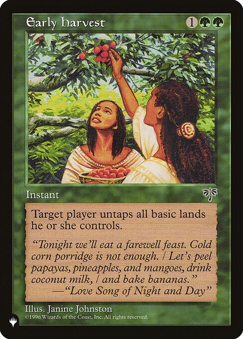 PLST: Early Harvest
