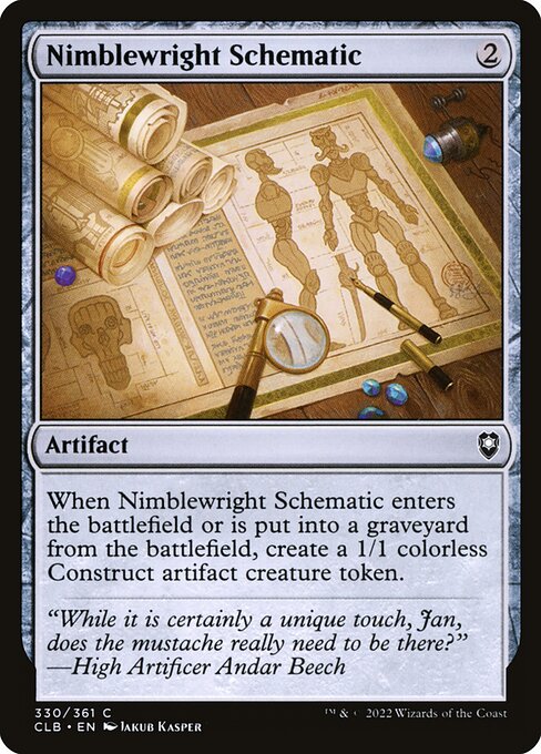 CLB: Nimblewright Schematic (Foil)