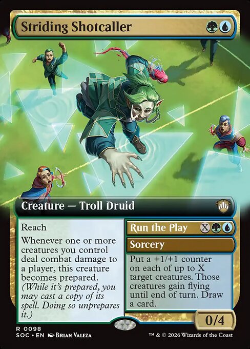 SOC: Striding Shotcaller (Extended Art)