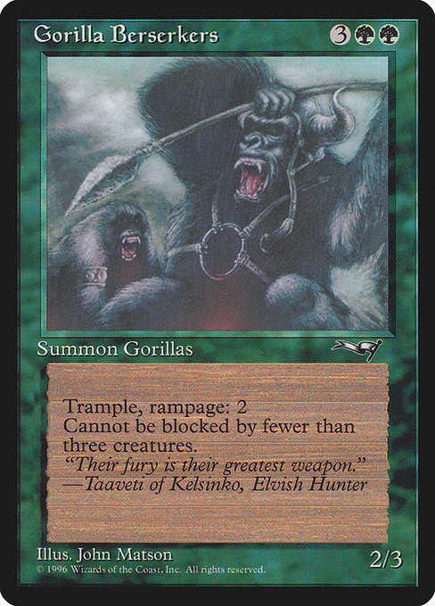 ALL: Gorilla Berserkers