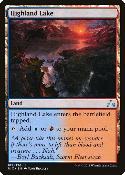 RIX: Highland Lake (Foil)
