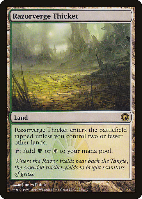 SOM: Razorverge Thicket (Foil)