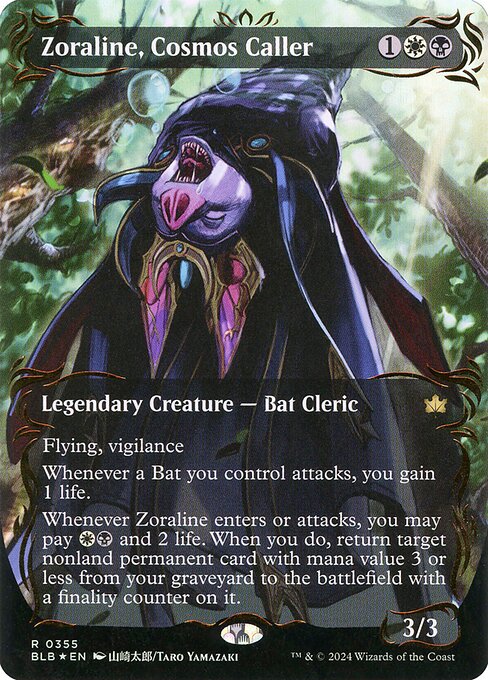 BLB: Zoraline, Cosmos Caller (Borderless) (Raised Foil)