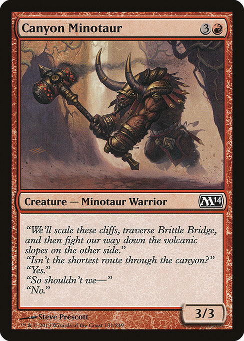 M14: Canyon Minotaur