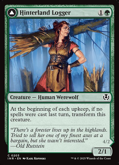 INR: Hinterland Logger