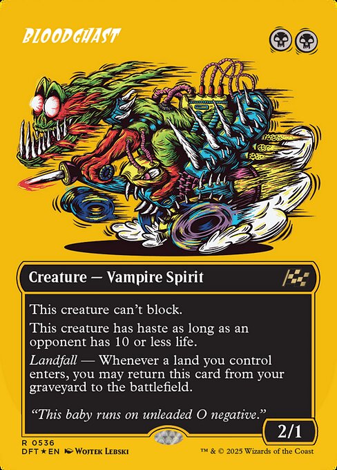DFT: Bloodghast (Borderless) (First-Place Foil)