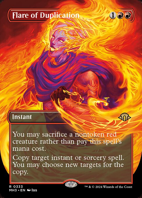 MH3: Flare of Duplication (Borderless) (Foil)