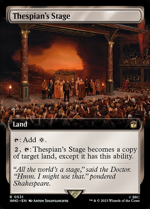WHO: Thespian's Stage (Extended Art)