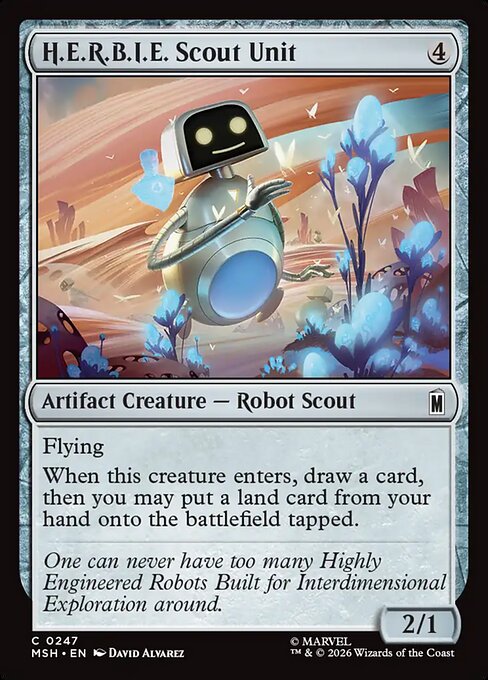 MSH: H.E.R.B.I.E. Scout Unit (Foil)