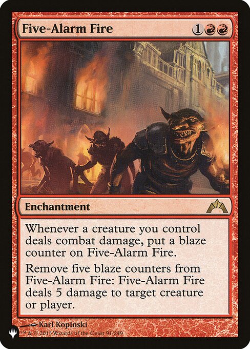 PLST: Five-Alarm Fire