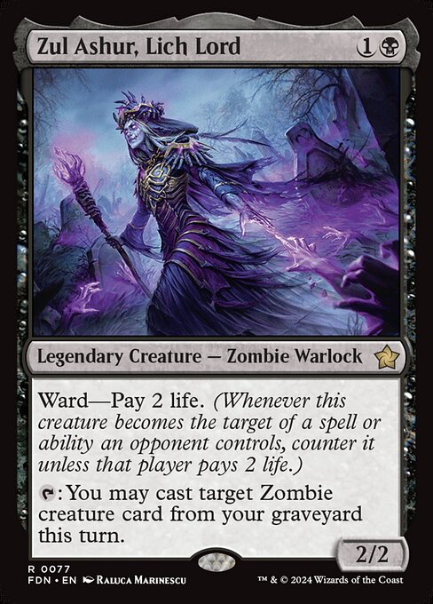 FDN: Zul Ashur, Lich Lord (Foil)