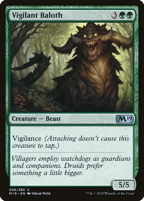 M19: Vigilant Baloth (Foil)