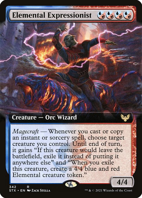 STX: Elemental Expressionist (Extended Art) (Foil)